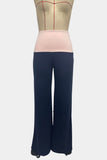 High-Waist Wide-Leg Casual Pants