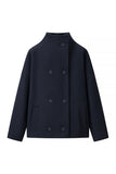 Double-Breasted Minimalist Jacket