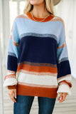 Striped Relaxed Knit Sweater