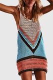 Sleeveless Crochet Beach Cover-Up