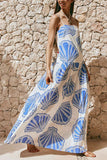 Shell-Print Casual Sundress