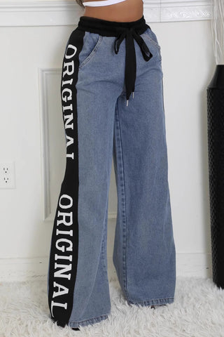 Side Stripe Original Straight Jeans