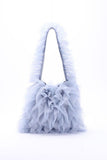 Ruffled Tote Handbag