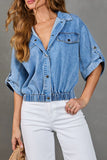 Button-Up Denim Jacket