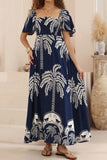 Floral Print Maxi Dress