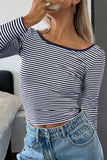 Classic Striped Long Sleeve Tee