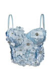 Floral Embellished Camisole Top