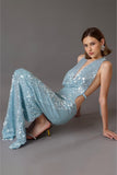 Sequin Halter Night Out Dress
