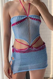 Strappy Knitted Casual Set