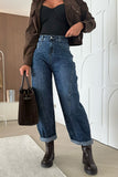 Classic Straight-Leg Denim Jeans