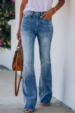 Stylish High-Waist Flare Jeans