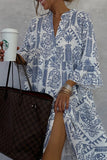 Floral Pattern Casual Dress