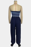 Strapless Wide-Leg Jumpsuit