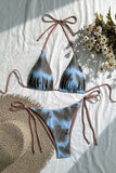 Stylish Tie-Dye Bikini Set