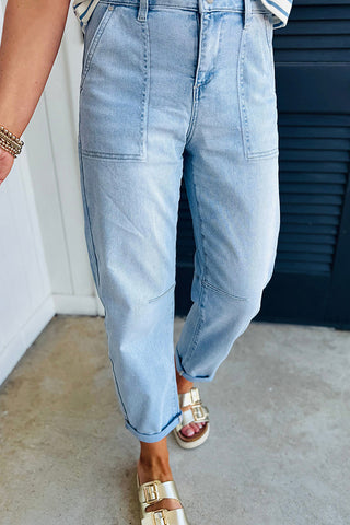 Relaxed Straight-Leg Jeans