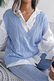 V-Neck Knit Vest
