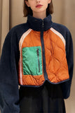Quilted Colorblock Jacket