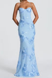 Floral Embellished Evening Gown