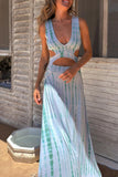 Cutout Maxi Casual Dress