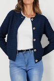Textured Button-Front Jacket