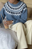 Nordic Patterned Cozy Sweater