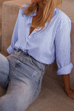 Striped Button-Down Shirt