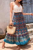Layered Bohemian Maxi Skirt