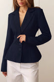 Tailored Single-Breasted Blazer
