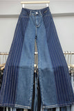Stylish Wide-Leg Straight Jeans