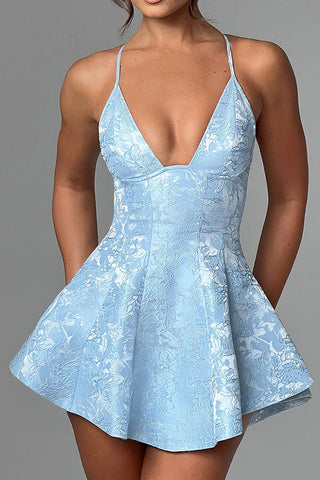 Halter Neck Floral Sundress