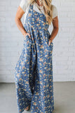 Floral Printed Wide-Leg Jumpsuit