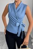 Wrap-Around Sleeveless Top