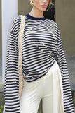 Striped Long-Sleeve T-Shirt