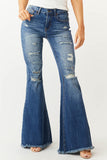Distressed Flare Jeans