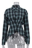 Plaid Button-Down Shirt