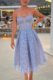 Strapless Floral Midi Dress