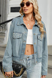 Embellished Pocket Denim Jacket