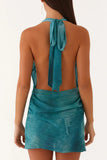 Halter Wrap Casual Dress