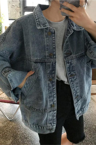 Classic Button-Up Denim Jacket