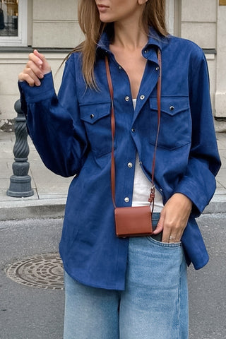 Versatile Shirt with Button Detail