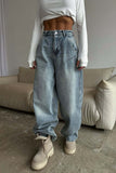 Relaxed Fit Straight Jeans