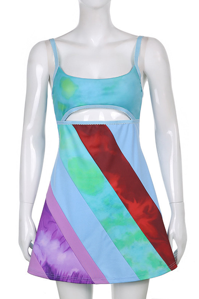 Strappy A-Line Casual Dress