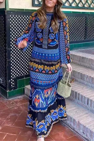 Bohemian Printed Casual Dress