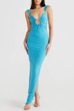 Cut-Out Detail Maxi Sundress