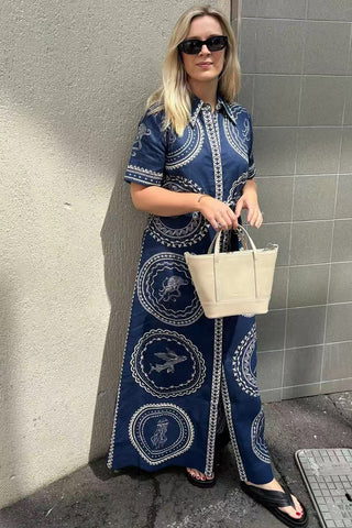 Patterned Maxi Dress