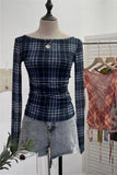 Floral Back-Tie Long Sleeve Top