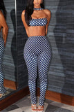Polka Dot Halter Pants Set