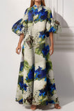 Statement Puff-Sleeve Maxi Dress
