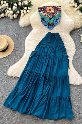 Tiered Maxi Skirt Set
