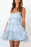 Strappy Floral Casual Dress